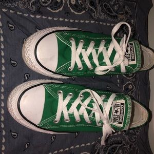 Green Converse All Star Low Top